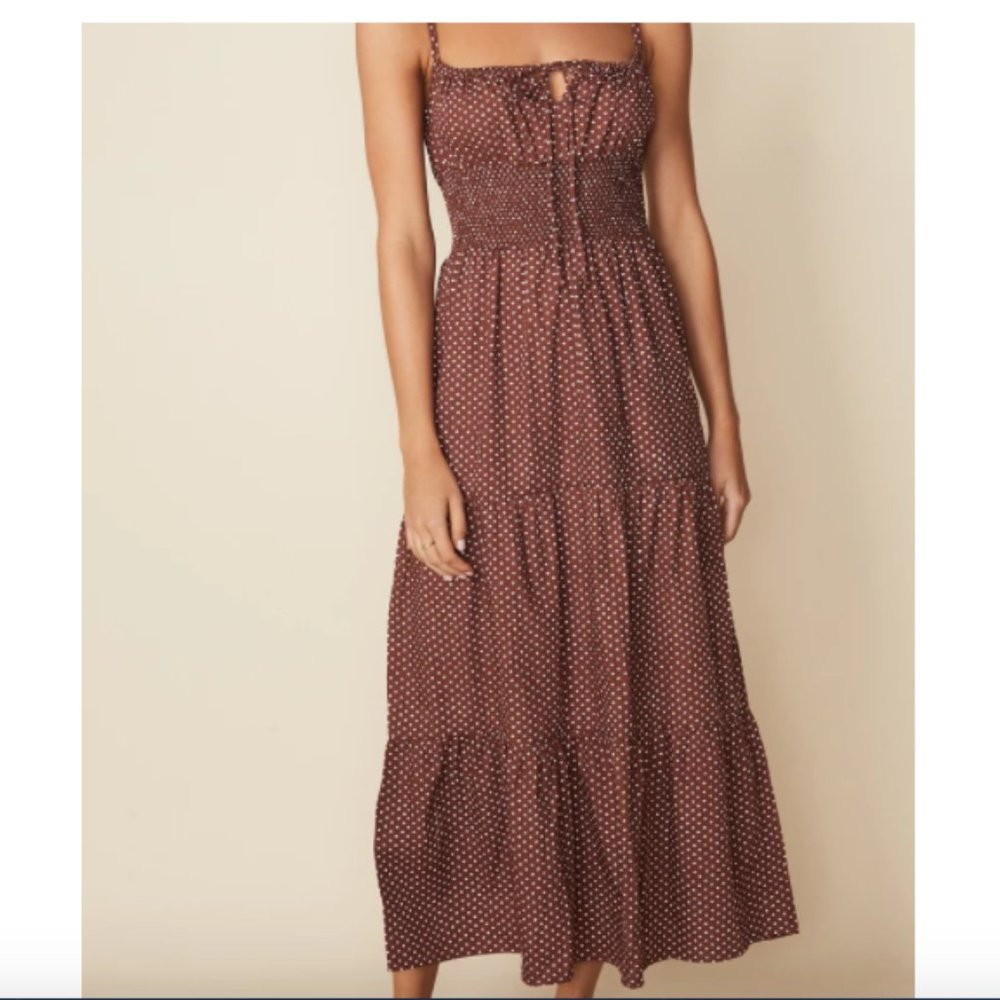 Faithfull The Brand Canyon Midi Dress size XS